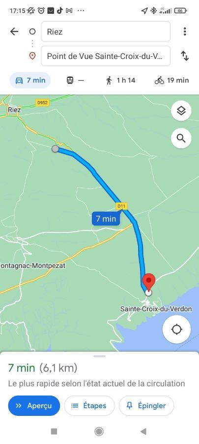 Les Gorges Du Verdon Riez Exterior photo